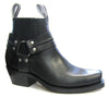 GRINDERS - HARNESS LO (BLACK LEATHER) - The British Boot Company LTD