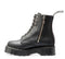 GRINDERS - ROXY X BLACK GREASY LEATHER DERBY BOOT WITH DOUBLE SOLE UNIT (8 EYELET) - The British Boot Company LTD