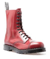 GRINDERS - STAG CHERRY (10 EYELET) - The British Boot Company LTD