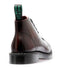 SOLOVAIR - BURGUNDY RUB OFF HI-SHINE MONKEY BOOT - BLACK SOLE (7 EYELET) - The British Boot Company LTD