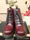 DR Martens Made in England 9815 CHERRY 8 eye size 4