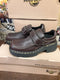 Dr Martens Made in England 9288 Brown velcro strap shoe size 5