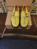 Dr Martens Yellow Suede Monk Strap Made in England Size 8 UK
