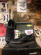 Dr Martens Made in England velcro black strap shoe size 5