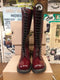 Dr Martens BURGUNDY Patent 20 Hole Made in England