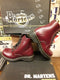 DR Martens Made in England 9815 CHERRY 8 eye size 4