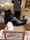 Hawkins Made in England BLACK leather chelsea riding boot sizes 5 and 6