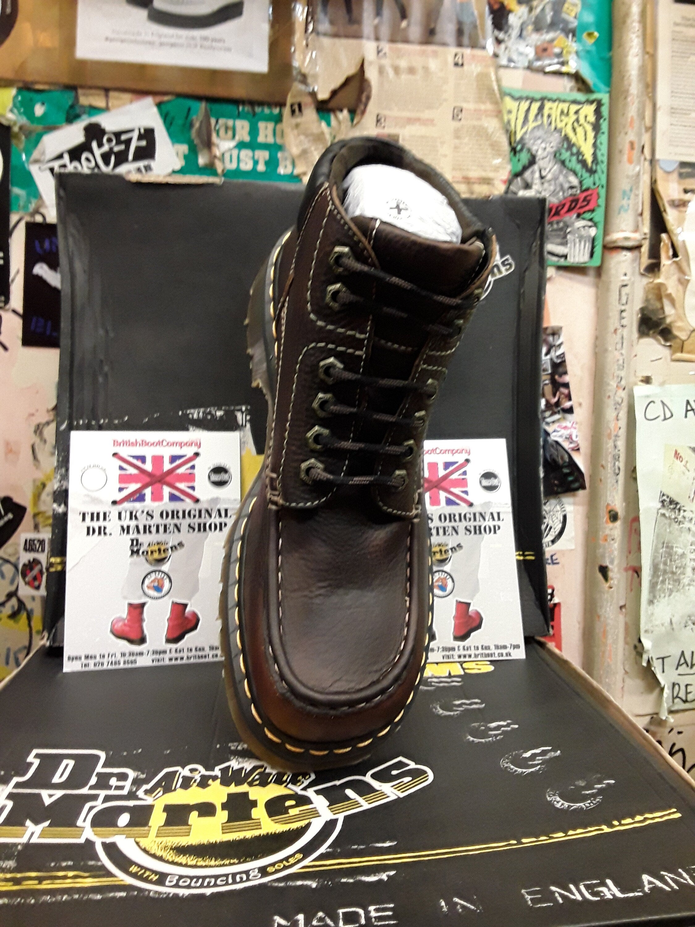Dr Martens 8A26 Bark Grizzly 6 Hole Boot