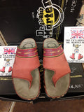 DR Martens Made in England brick red SANDALs SIZE 6