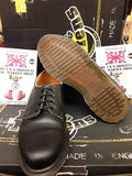 DR Martens Made in England 3514 BLACK plain shoe size 5