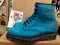 Dr Martens Turquoise Nubuck 1460z SIZE 6 and a 6.5.  Made in England