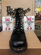 Dr Martens Vintage Black Size 5 made in England 8 loop boot 8217z