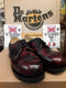 Dr Martens Getta Grip, Ruby Red steel toe shoe size 4. Made in England