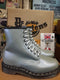 DR MARTENS 1460Z  Pearl Blue Gun Metal , Made in England,  Size 6