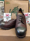 Dr Martens Getta Grip,Brown Waxy steel toe shoe size 6 Made in England