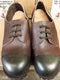 Dr Martens Getta Grip,Brown Waxy steel toe shoe size 6 Made in England