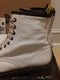 Dr Martens 1460Z, Size UK8, White Soft Leather, Limited Edition, Womens Ankle Boots