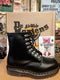 Dr Martens Vintage Black Size 5 made in England 8 loop boot 8217z