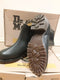 Dr Martens Black made in England Heeled Chelsea boot SIZE 4