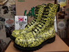 Dr Martens Getta Grip Yellow London Print 10 hoe boots made in England steel toe Boots Size 4