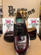 Dr Martens Getta Grip, Ruby Red steel toe shoe size 4. Made in England