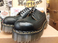 Dr Martens Black Envy sole Platform made in England  black 5 eye brogue size 6