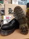 Dr Martens Black Envy sole Platform made in England  black 5 eye brogue size 6