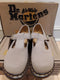 Dr Martens T Bar Mary Janes,  Natural Suede Made in England .Various sizes