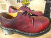 Dr Martens Deep Red Vintage, 3 hole steel toe Shoes, SIZE UK3 to UK6 available