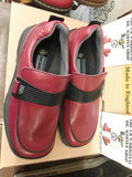 Dr Martens Red slip on loafer Size 4 Rare, Chunky  sole, production samples