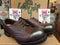 Dr Martens Getta Grip,Brown Waxy steel toe shoe size 6 Made in England