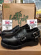 Dr Marten Getta Grip / Size UK4 / Made in England / Black Buckle Engineer Shoes