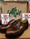 Dr Martens Getta Grip/ Size UK4 / Made in England/ Tortoiseshell Steel Toe Shoes