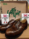 Dr Martens Getta Grip/ Size UK4 / Made in England/ Tortoiseshell Steel Toe Shoes