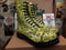 Dr Martens Getta Grip Yellow London Print 10 hoe boots made in England steel toe Boots Size 4