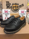 Dr Martens vintage Made in England Black 3 hole Soft leather Size 2 -5