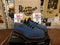 Dr Martens Blue Suede Shoe Platform sole Size 8