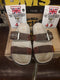 Dr Martens 2 strap Brown fabric Open toe Sandals.Size 5 UK