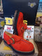 Dr Martens Red Suede Strap Platform Sole Size 8