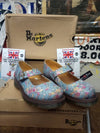 Dr Martens Mary Blue Floral Canvas Various Sizes