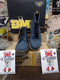 Dr Martens 101 Airforce Blue Canvas Boots, Size UK5, Made in England, Vintage 90's, 6 Hole