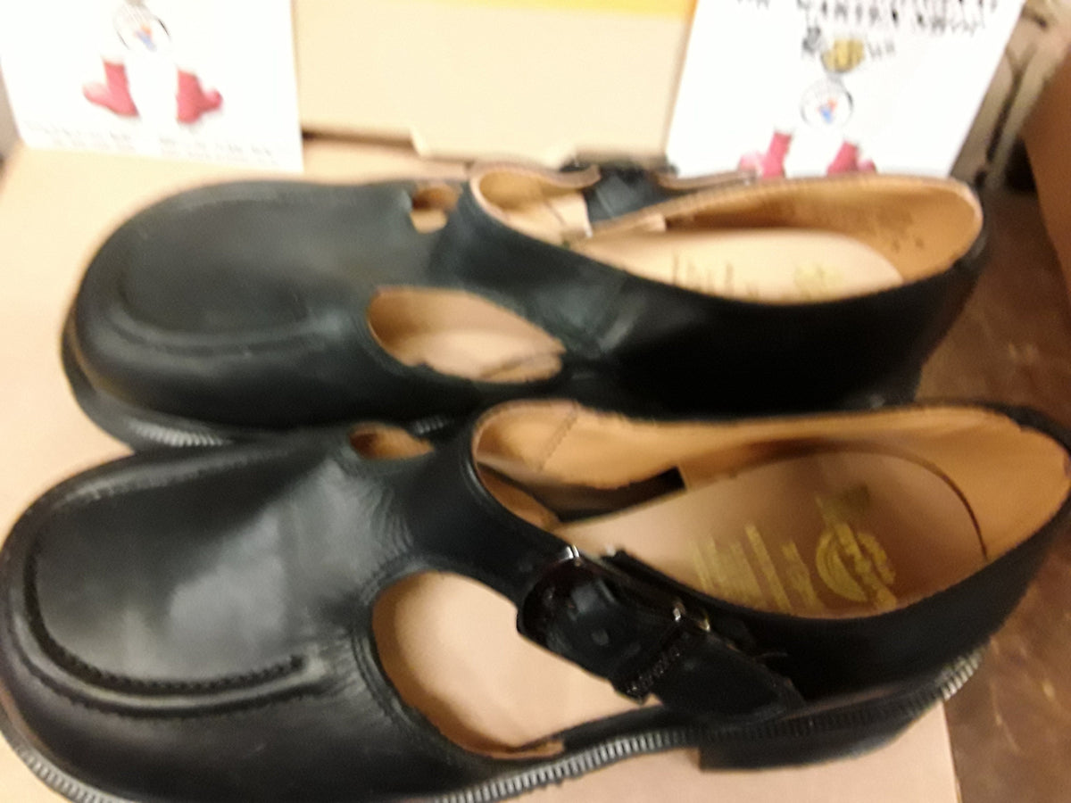 DR Martens Black waxy Heeled Mary Janes/ T Bars,Made in England,Various sizes