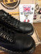 Dr Martens Vintage Black Waxy 6 hole Platform Boots,  Size 4 limited  Edition..Made in England