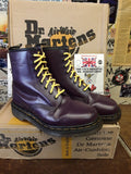Dr Martens Purple 1460z , 8 holes Size 5, Made in England (Pre loved) Vintage