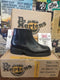 Dr Martens Ladies Made In England Black Soft Leather Chelsea Boot with Zip SIZE 6