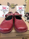 Dr Martens Mary Janes, Size UK7, Bright Red, Soft Leather Women's Shoes / Limited Edition