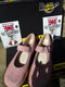 Dr Martens 8a57 Pink Nubuck Mary Janes Various Sizes