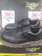 Dr Martens Made in England Black Greasy 3 hole 1 keeper platform shoe size 8, vintage production