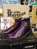 Dr Martens Purple patent Zip Chelsea boots,  production samples,  Made in England