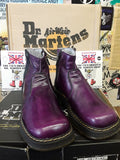 Dr Martens Purple patent Zip Chelsea boots,  production samples,  Made in England